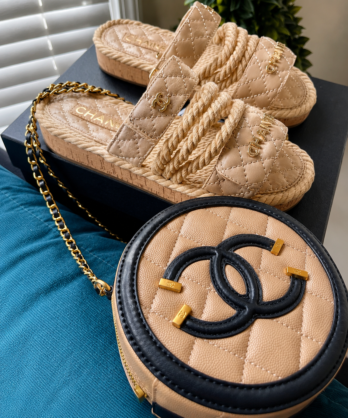 Tan C.C Set