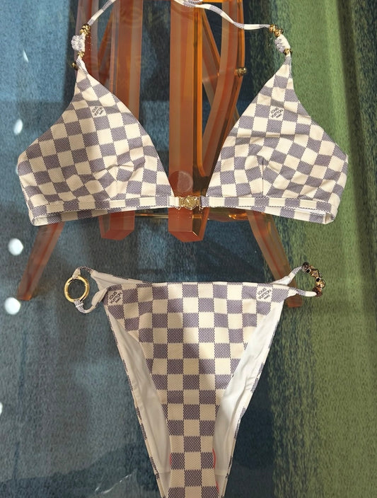 White Swim Suit